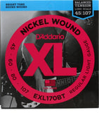 D'Addario EXL170BT Balanced Tension Regular Light Long Scale Bass Strings - .045-.107