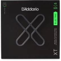 D'Addario XTB45105 XT Nickel Plated Steel Long Scale Bass Strings -.045-.105 Light Top/ Medium Bottom