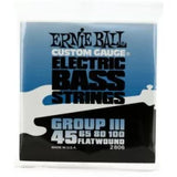 Ernie Ball EB2806 Flatwound Group III Electric Bass Strings - 045-100