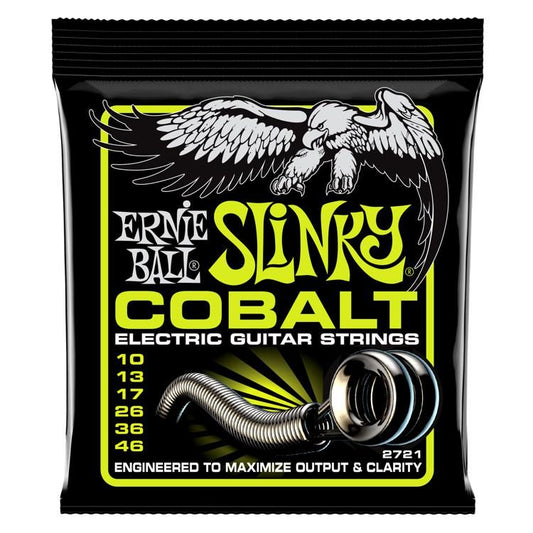 Ernie Ball 2721 Regular Slinky Cobalt Electric Guitar Strings - .010-.046