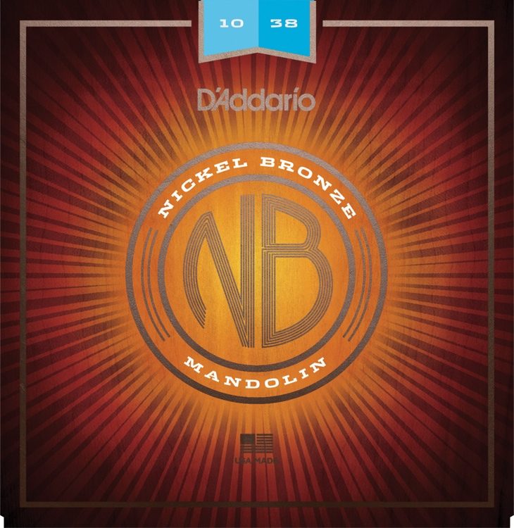 D'Addario Nickel Bronze Mandolin Strings - 010-038 Light