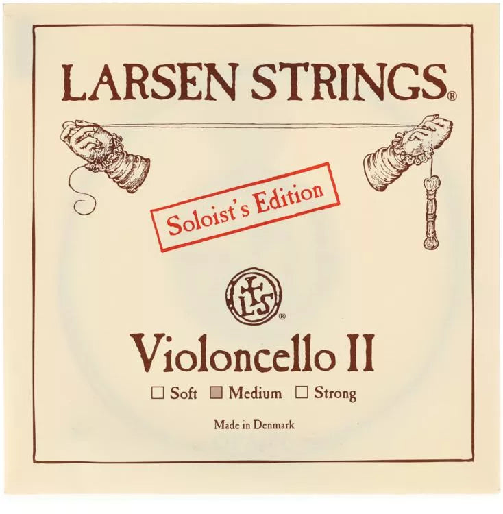 Larsen Soloist Edition Cello D String - 4/4 Size Medium Tension