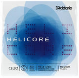 D'Addario H514 Helicore Cello C String - 4/4 Size Medium Tension