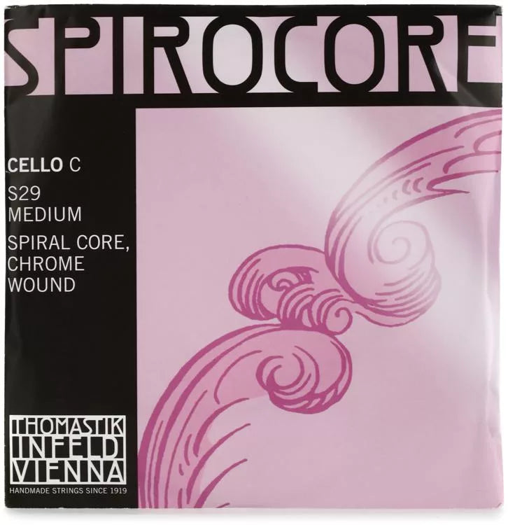 Thomastik-Infeld S29 Spirocore Cello C String - 4/4 Size Chrome Wound
