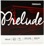 D'Addario J1010 Prelude Cello String Set - 4/4 Size Medium
