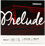 D'Addario J1010 Prelude Cello String Set - 1/2 Size Medium Tension