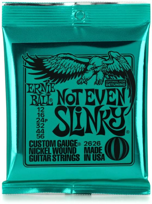 Ernie Ball 2626 Nickel Not Even Slinky Drop Tuning Electric Guitar Strings