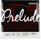 D'Addario J1011 Prelude Cello A String - 3/4 Size Medium Tension