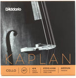 D'Addario KS510 Kaplan Cello String Set - 4/4 Scale Medium Tension