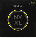 D'Addario NYXL0946 Nickel Wound Electric Strings - .009-.046 Super Light Top/Regular Bottom