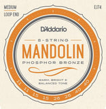 D'Addario EJ74 Phosphor Bronze Mandolin Strings - 011-040