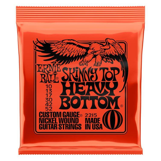 Ernie Ball 2215 Skinny Top Heavy Bottom Slinky Nickel Wound Electric Guitar Strings - .010-.052