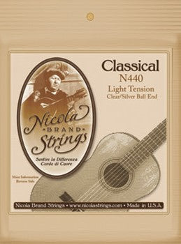 Classical N-440  Silver Wrap  Medium Tension Ball-End