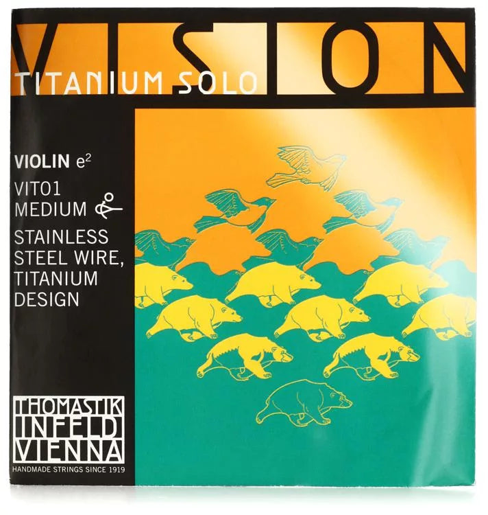 Thomastik-Infeld VIT01 Vision Titanium Solo Violin E String - 4/4 Size Stainless Steel