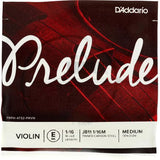 D'Addario J811 Prelude Violin E String - 1/16 Size