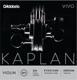 D'Addario KV310 Kaplan Vivo Violin String Set - 3/4 Size