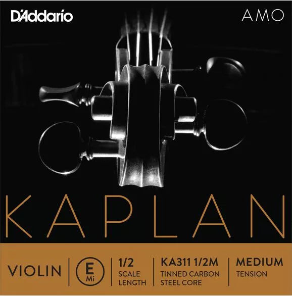 D'Addario KA311 Kaplan Amo Violin E String - 1/2 Scale