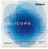 D'Addario H310 Helicore Violin String Set - 4/4 Size with Wound E