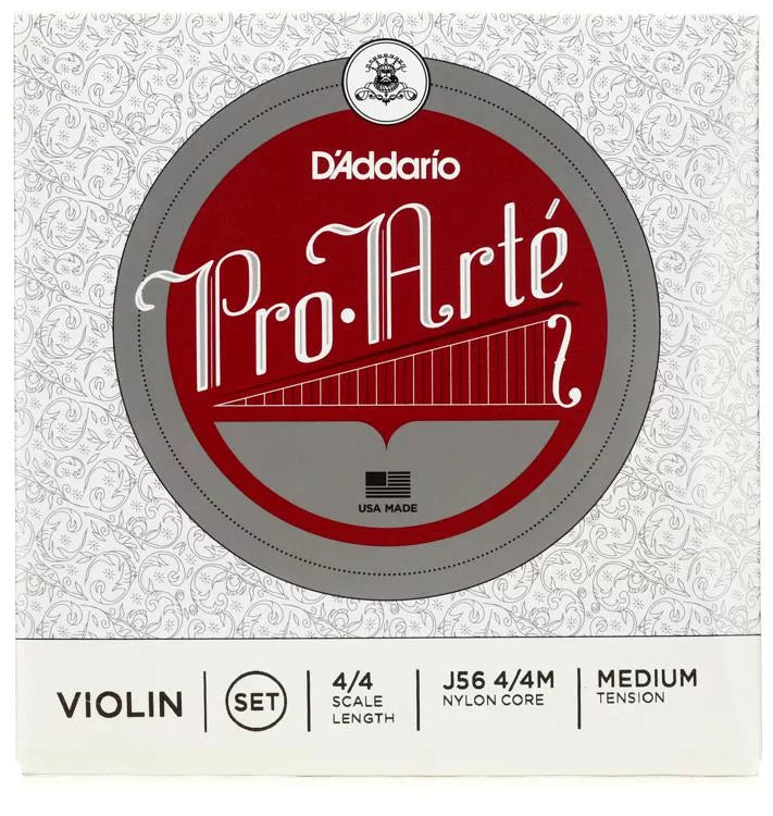 D'Addario J56 Pro-Arte Violin String Set - 4/4 Size