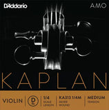 D'Addario KA313 Kaplan Amo Violin D String - 1/4 Scale