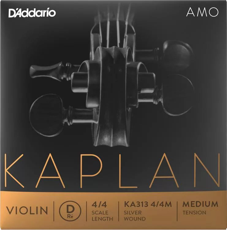 D'Addario KA313 Kaplan Amo Violin D String - 4/4 Scale