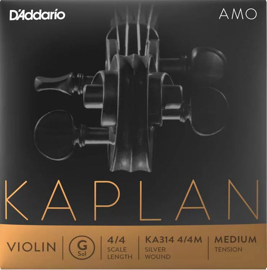 D'Addario KA314 Kaplan Amo Violin G String - 4/4 Scale