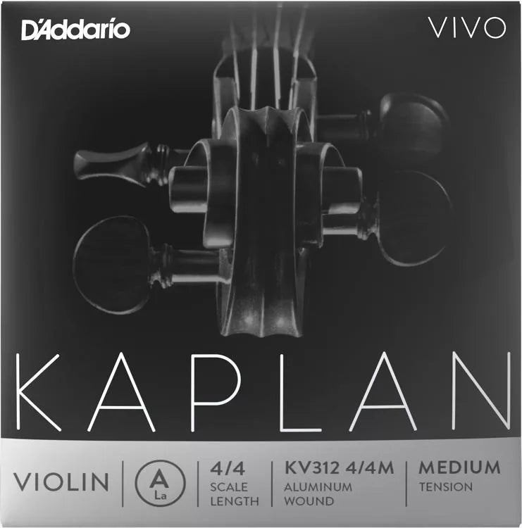 D'Addario KV312 Kaplan Vivo Violin A String - 4/4 Size