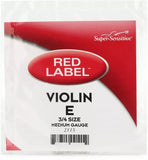 Super-Sensitive 2115 Red Label Violin E String - 3/4 Size