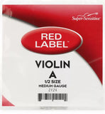 Super-Sensitive 2124 Red Label Violin A String - 1/2 Size