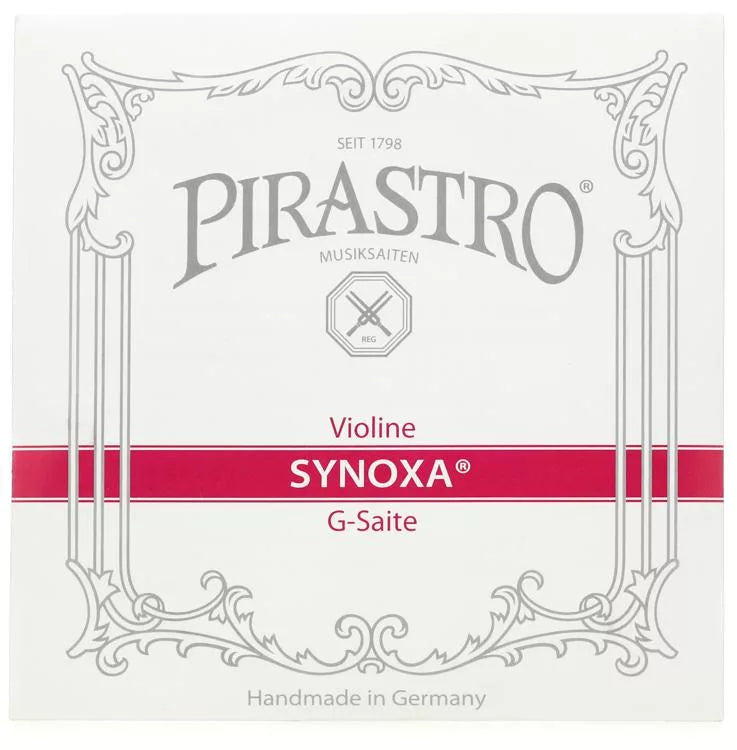 Pirastro Synoxa Violin G String - 4/4 Size Silver