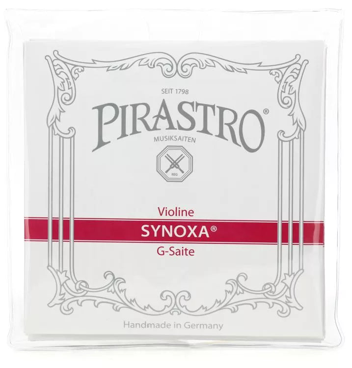 Pirastro Synoxa Violin String Set - 4/4 Size Loop-end E