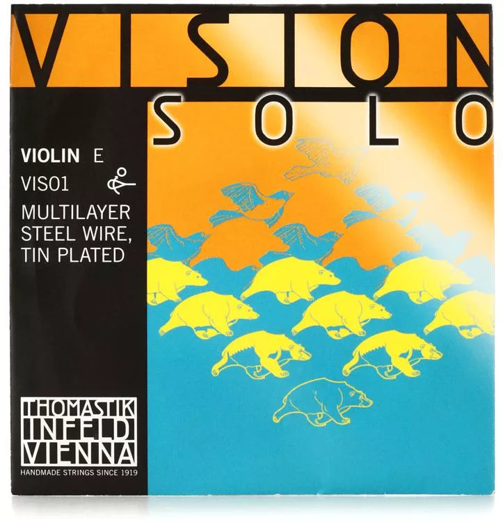 Thomastik-Infeld VIS01 Vision Solo Violin E String - 4/4 Size Tin-plated