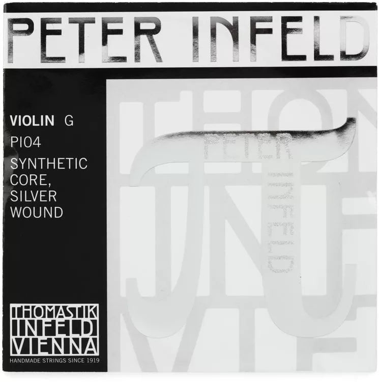 Thomastik-Infeld PI04 Peter Infeld Violin G String - 4/4 Size Silver Wound
