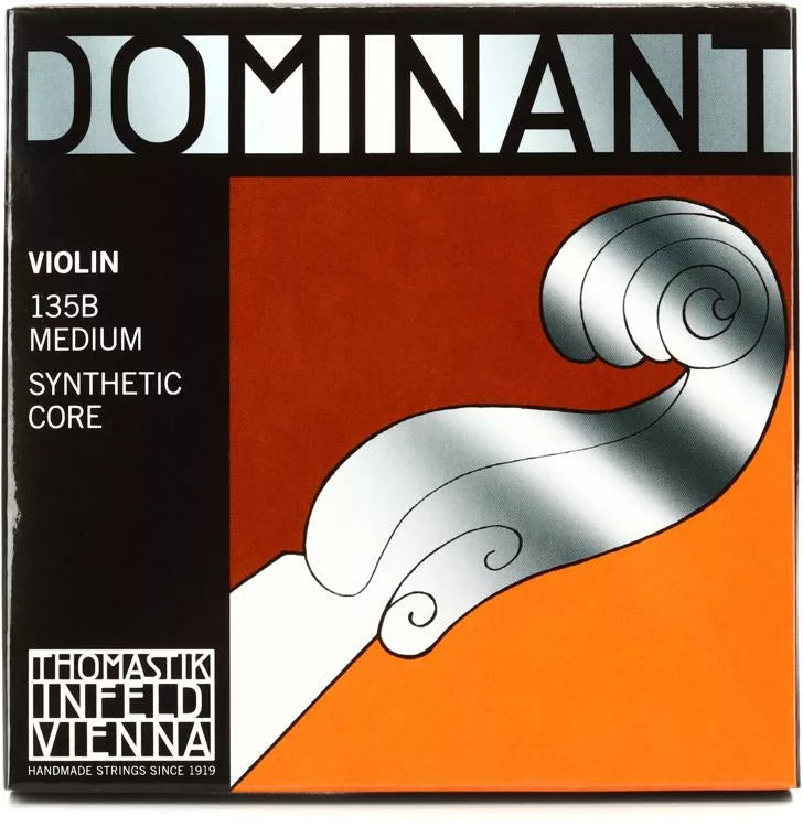 Thomastik-Infeld 135B Dominant Violin String Set - 4/4 Size With Steel Ball-end E