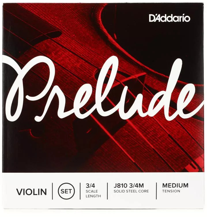 D'Addario J810 Prelude Violin String Set - 3/4 Size