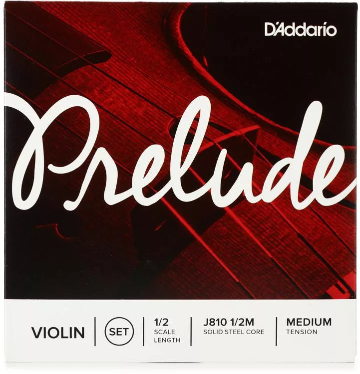 D'Addario J810 Prelude Violin String Set - 1/2 Size
