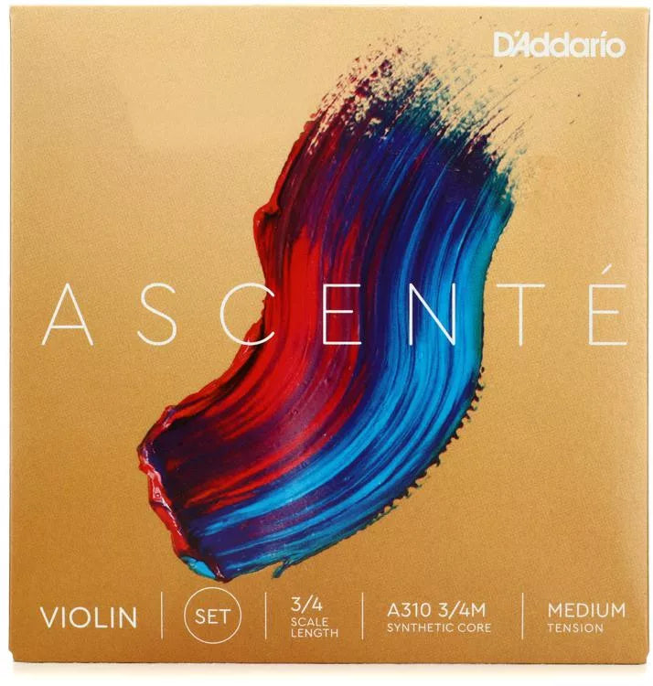 D'Addario A310 Ascente Violin String Set - 3/4 Size