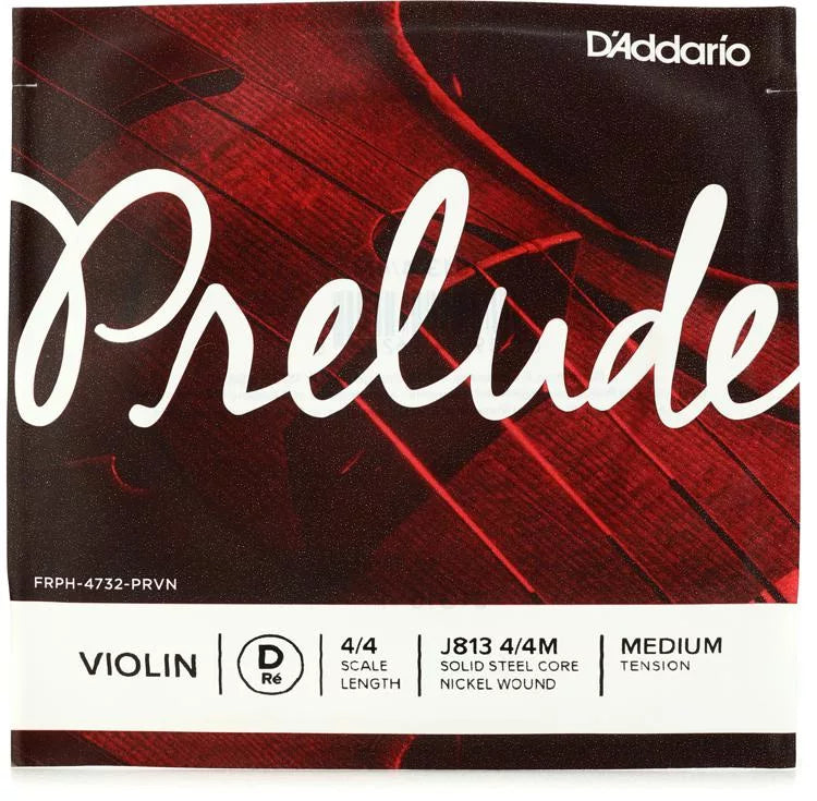 D'Addario J813 Prelude Violin D String - 4/4 Size