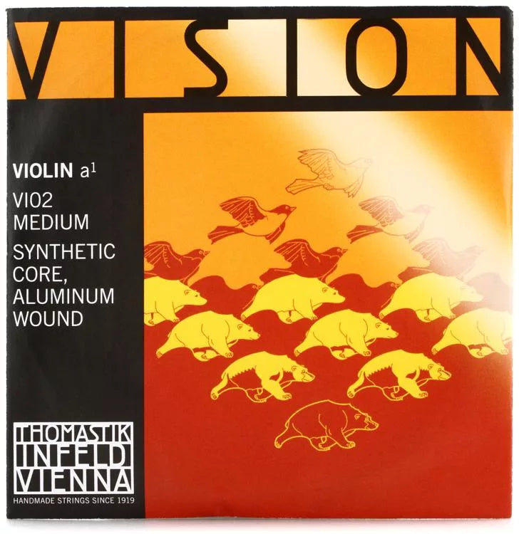 Thomastik-Infeld VI02 Vision Violin A String - 4/4 Size Aluminum