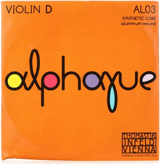 Thomastik-Infeld AL03 Alphayue Violin D String - 4/4 Size Aluminum