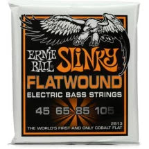 Ernie Ball 2813 Hybrid Slinky Flatwound Electric Bass Strings - .045-.105