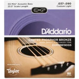 D'Addario EXPPBB190GS GS Mini Acoustic Bass Coated Phosphor Bronze 23.5 Scale Acoustic Bass - .037-.090