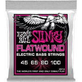 Ernie Ball 2814 Super Slinky Flatwound Electric Bass Strings - .045-.100