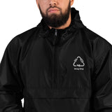 Embroidered Champion Packable Jacket - M